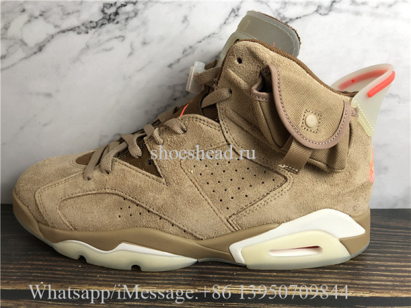 Travis Scott x Air Jordan 6 Retro British Khaki