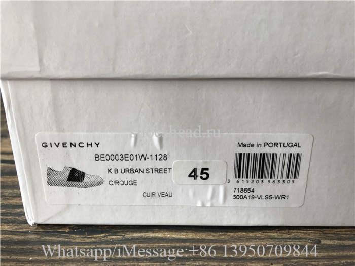 Super Quality Givenchy Elastic Skate Sneakers Rubber Leather PVC Black