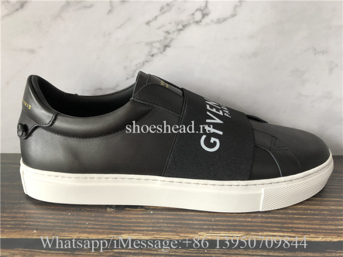 Super Quality Givenchy Elastic Skate Sneakers Rubber Leather PVC Black
