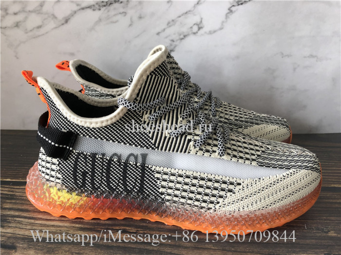 Adidas Yeezy Gucci Grey Shoes