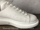 Super Quality Alexander McQueen Oversized Sneaker White Dark Grey Suede