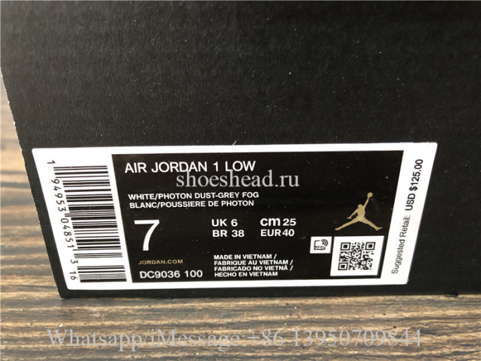 Air Jordan 1 Retro Low White Camo