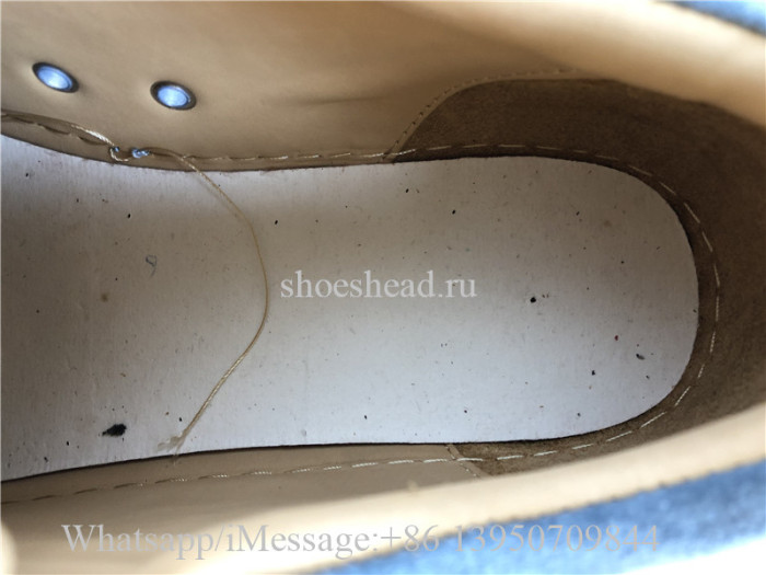 Christian Louboutin Spike Low Top Sneaker Grey Suede