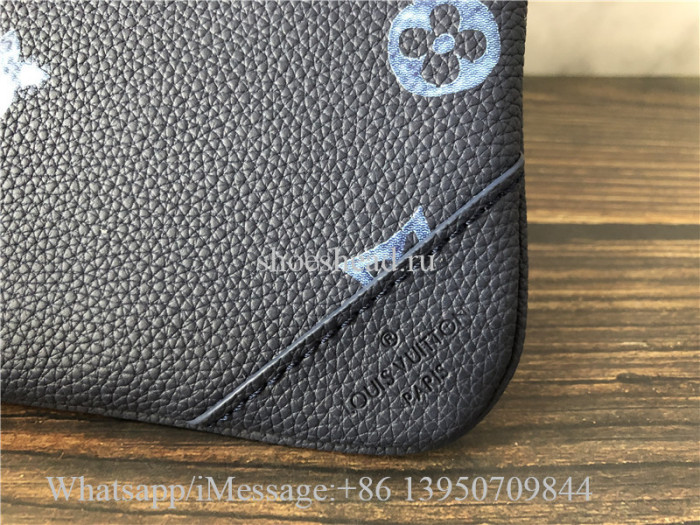 Original Louis Vuitton Trio Messenger Bag Light Blue M57840