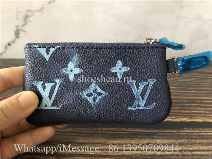 Original Louis Vuitton Trio Messenger Bag Light Blue M57840