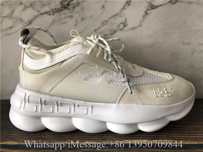 2Chainz Versace Chain Reaction Sneaker Triple White