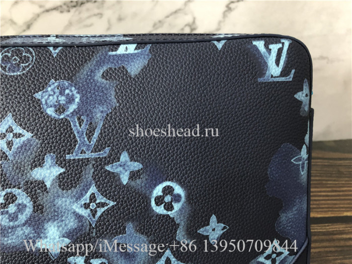Original Louis Vuitton Trio Messenger Bag Light Blue M57840