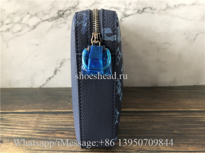 Original Louis Vuitton Trio Messenger Bag Light Blue M57840