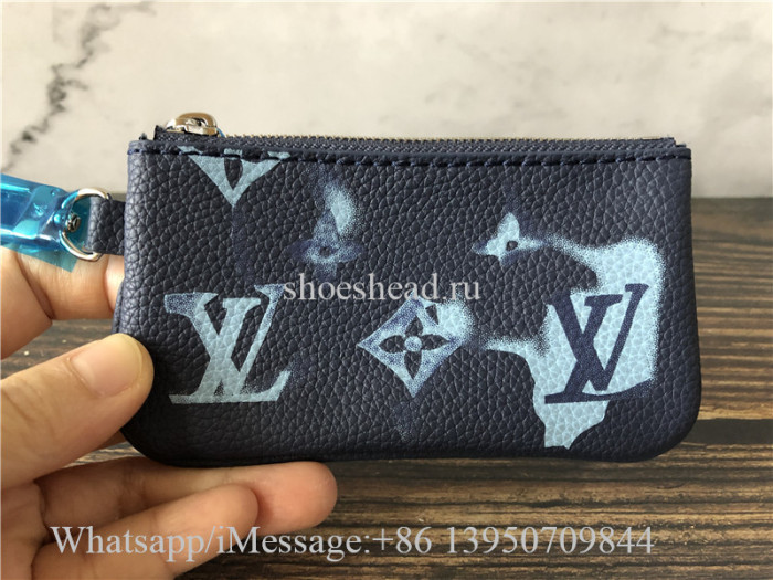 Original Louis Vuitton Trio Messenger Bag Light Blue M57840
