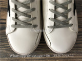 Golden Goose Deluxe Superstar Sneaker White Blue Crystal