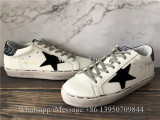 Golden Goose Deluxe Superstar Sneaker White Blue Crystal