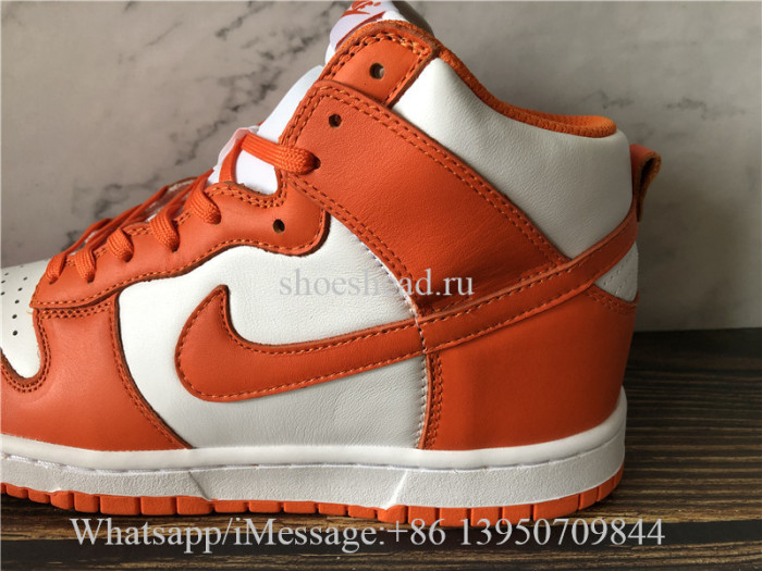 Nike Dunk High Syracuse White Orange