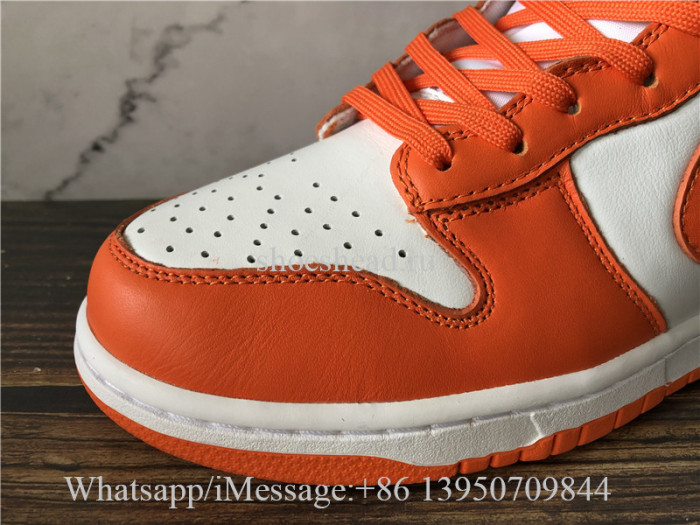 Nike Dunk High Syracuse White Orange