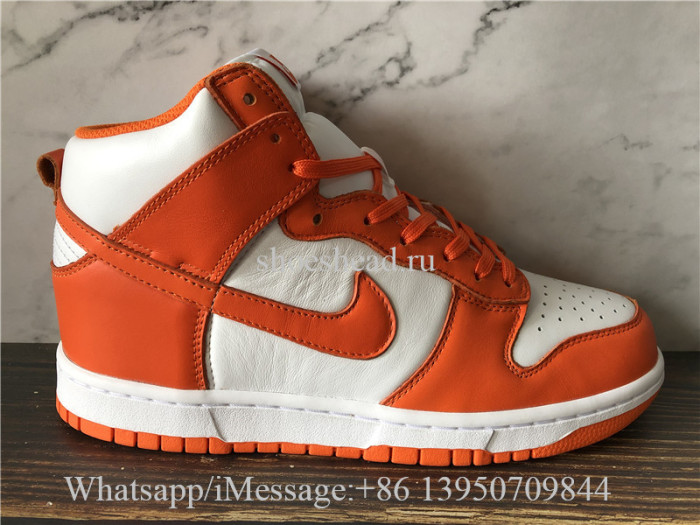 Nike Dunk High Syracuse White Orange