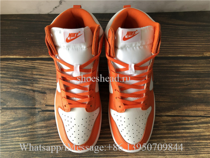 Nike Dunk High Syracuse White Orange