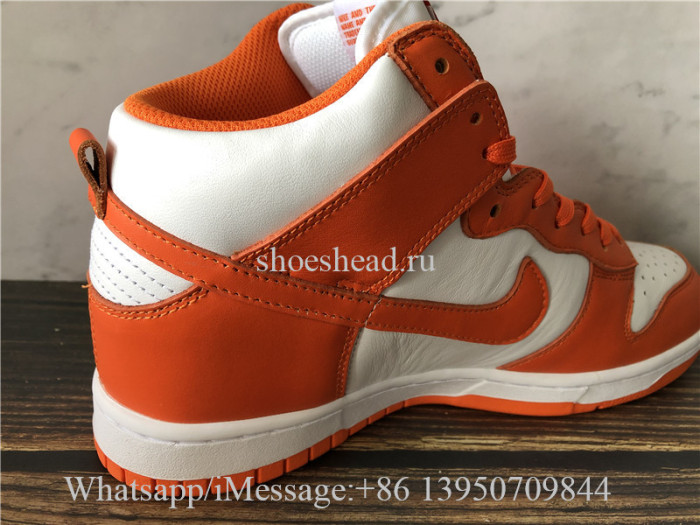 Nike Dunk High Syracuse White Orange
