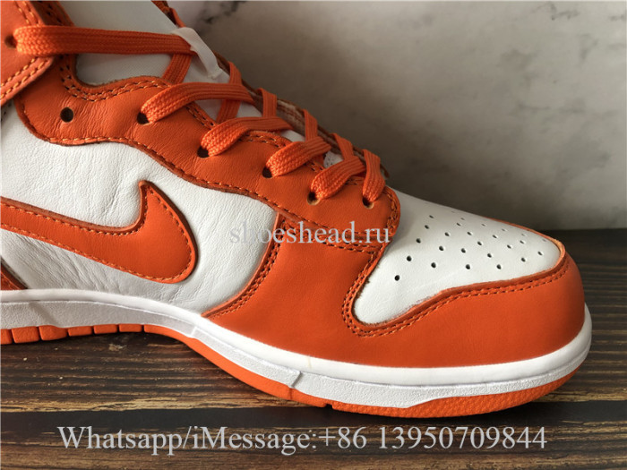 Nike Dunk High Syracuse White Orange
