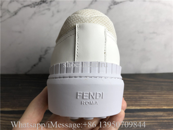 Fendi Force Leather Sneaker