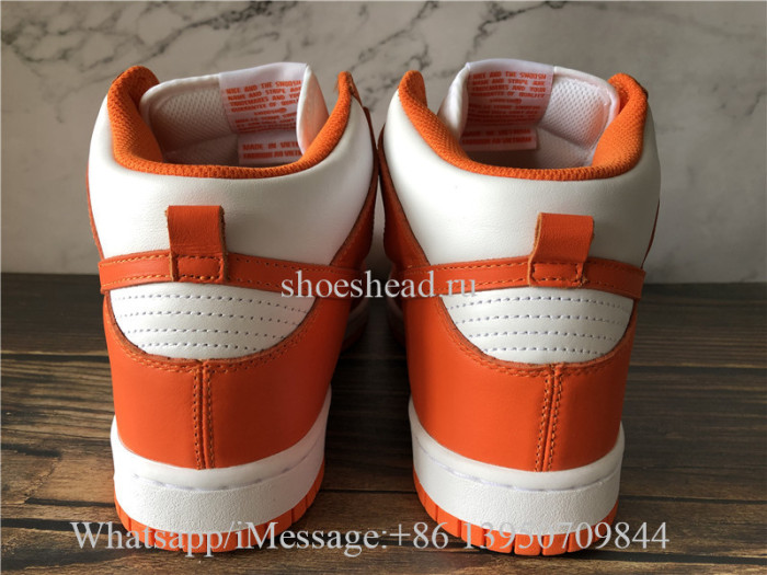 Nike Dunk High Syracuse White Orange