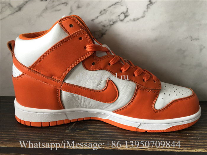 Nike Dunk High Syracuse White Orange