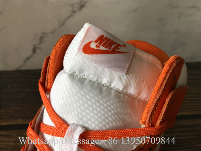 Nike Dunk High Syracuse White Orange