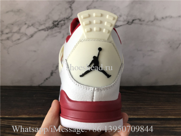 Air Jordan 4 IV Retro Alternate 89' White Red