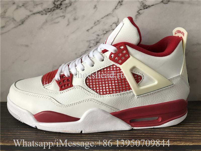 Air Jordan 4 IV Retro Alternate 89' White Red