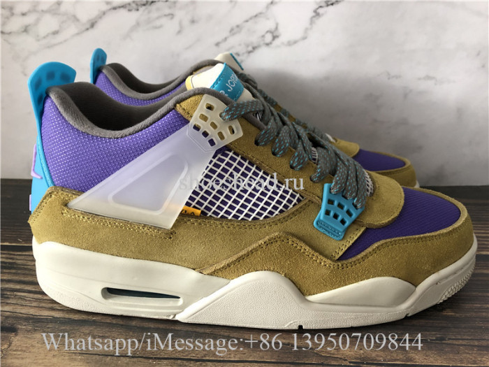 Union La x Air Jordan 4 Retro Desert Moss