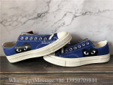 CDG Comme Des Garcons Play x Converse Chuck 70 Low Blue Quartz