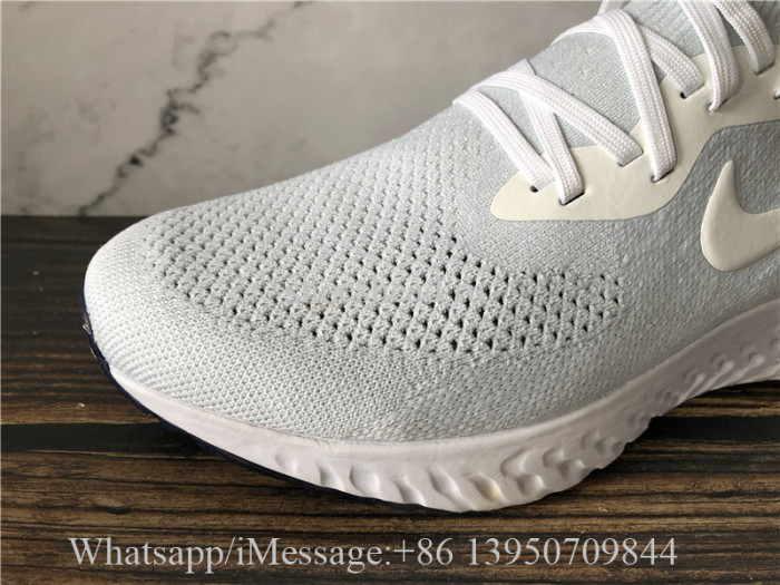 Nike EPIC React Flyknit Running White Blue
