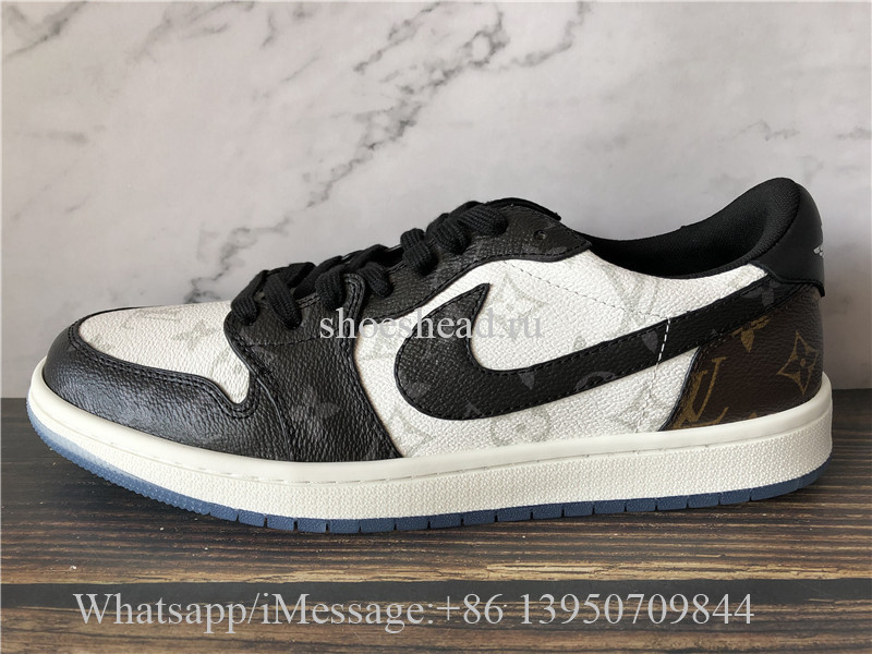 Louis Vuitton x Nike Air Jordan 1 Retro Low Custom