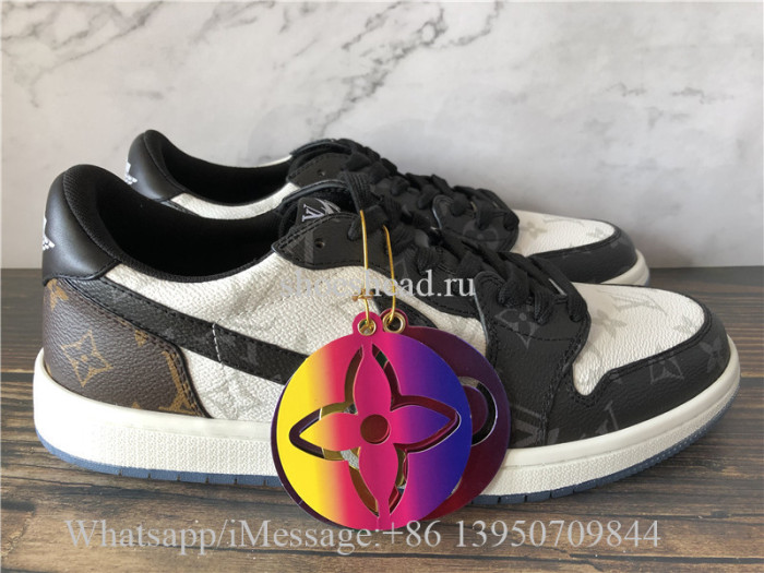 Louis Vuitton x Nike Air Jordan 1 Retro Low Custom