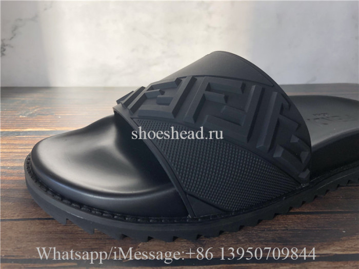 Fendi Embossed FF Motif Pool Slides