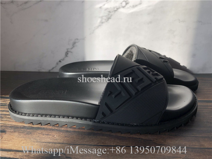 Fendi Embossed FF Motif Pool Slides