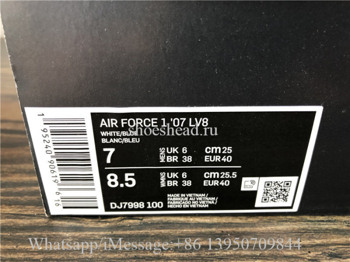 Nike Air Force 1 LV8 Low White Blue