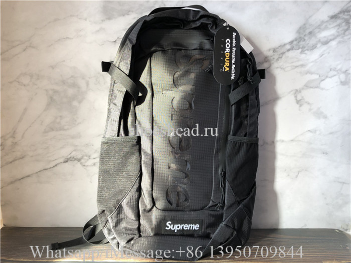 Supreme Black Backpack SS 21