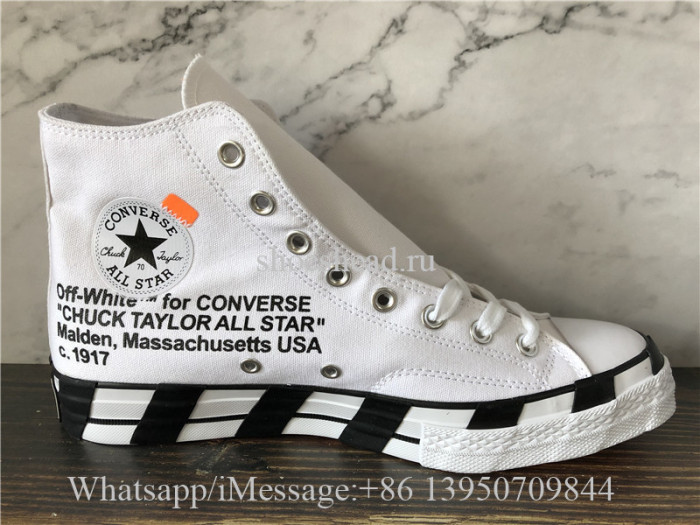 Off-White x Converse Chuck 70s White