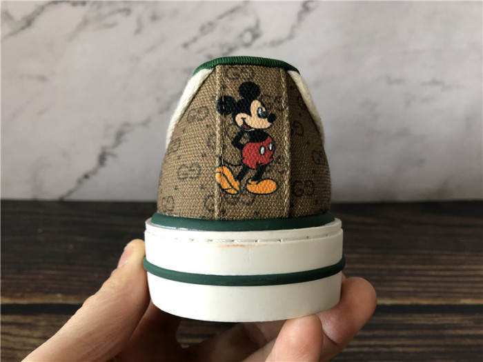 Super Quality Disney x Gucci Ace Embroidered Shoes Mickey Mouse