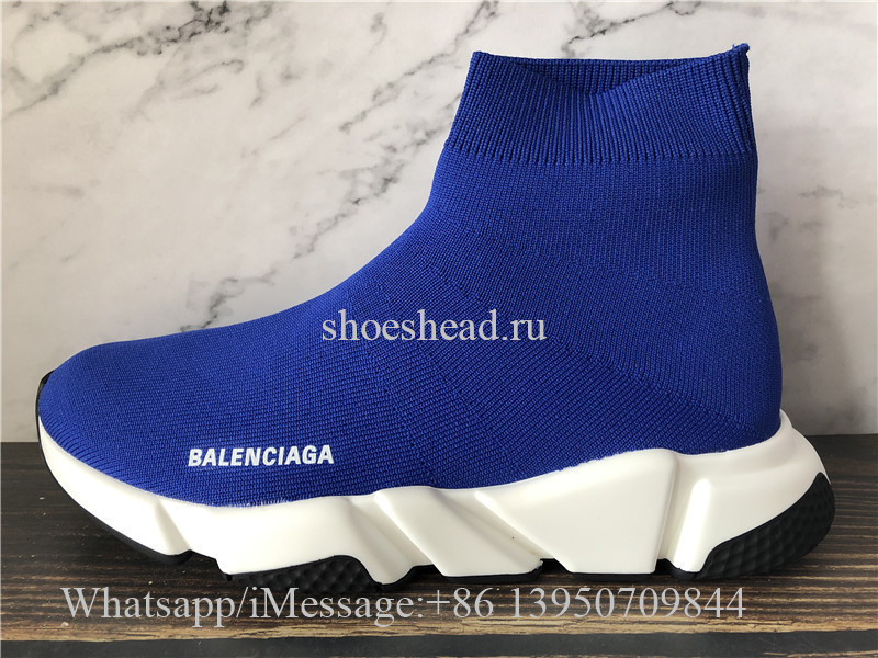 Balenciaga Speed Sock Trainer Blue