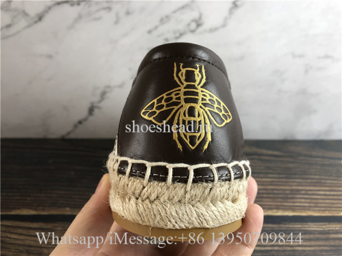 Gucci Logo Canvas Espadrille Shoes