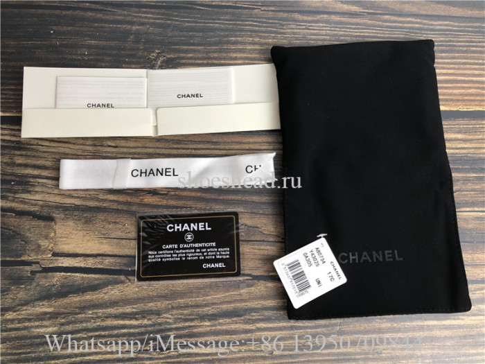 Original Quality Chanel Lambskin & Gold-Tone Metal Black Boy Flap Wallet