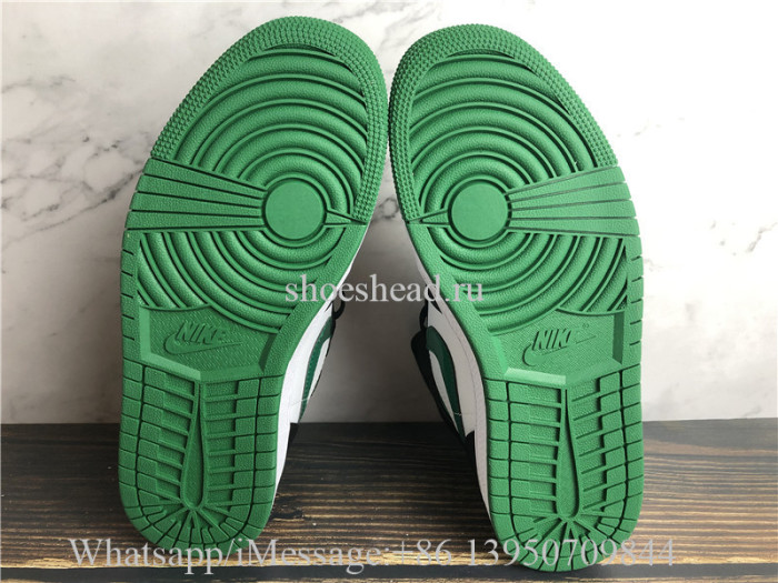 Air Jordan 1 Mid Black Pine Green