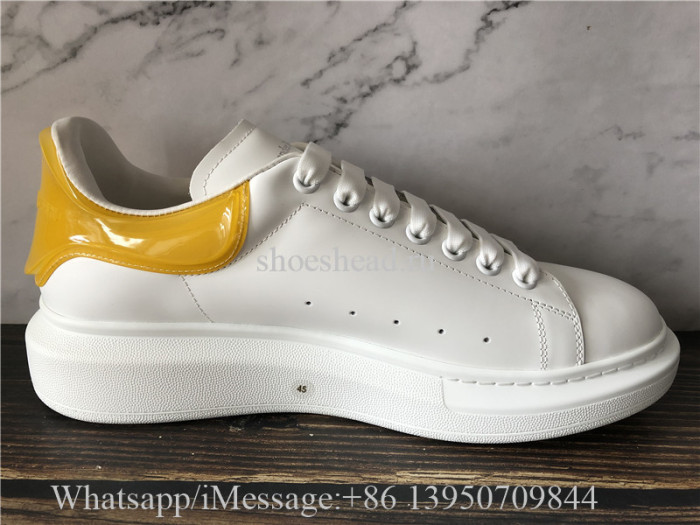 Super Quality Alexander Mcqueen Oversized Sneaker White Yellow Transparent