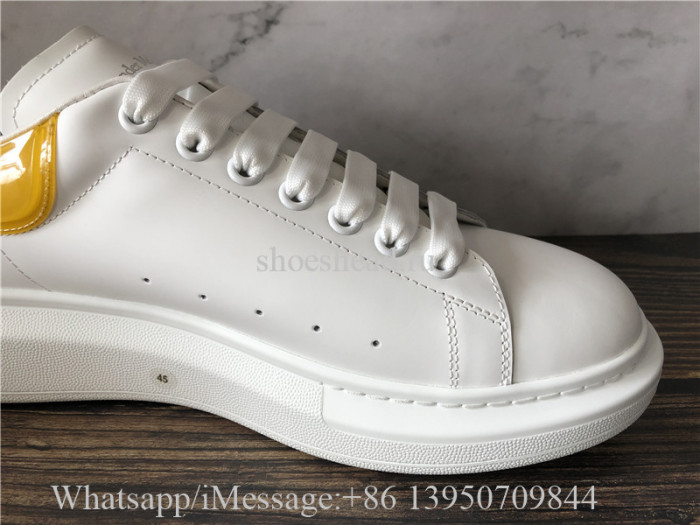 Super Quality Alexander Mcqueen Oversized Sneaker White Yellow Transparent
