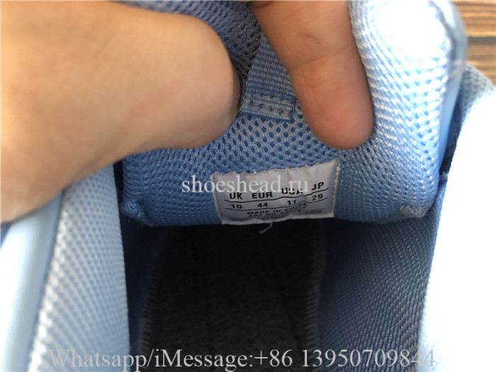 Balenciaga Allover Logo Triple S  Sneaker Blue Grey White