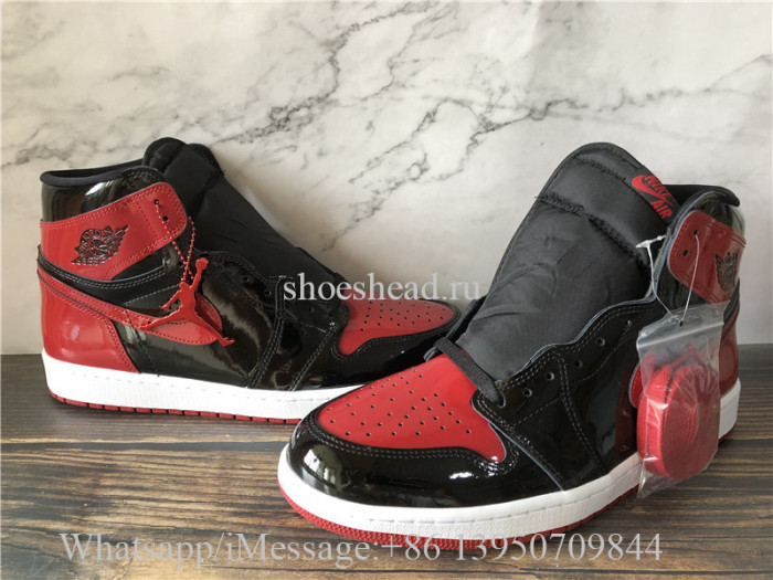 Super Quality Air Jordan 1 Retro High OG Bred Patent