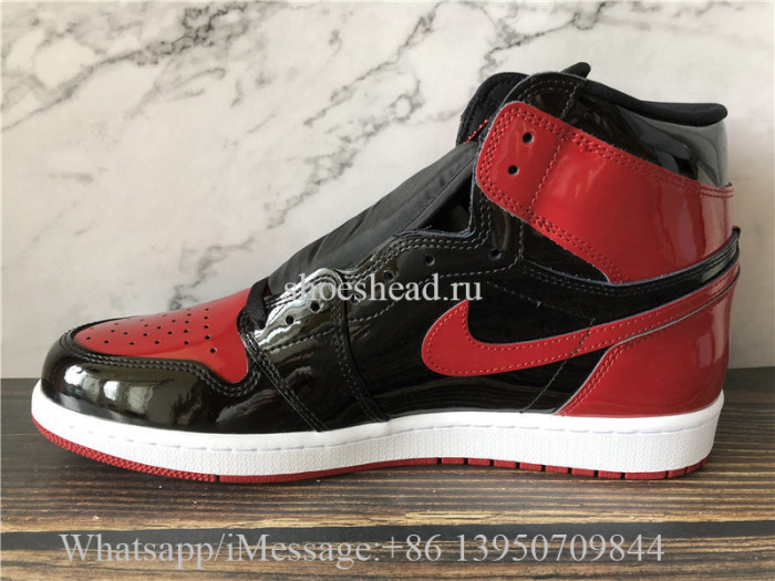 Super Quality Air Jordan 1 Retro High OG Bred Patent
