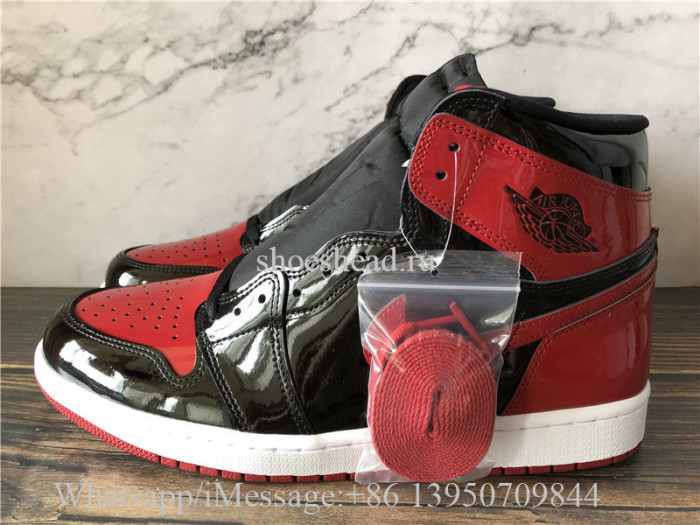 Super Quality Air Jordan 1 Retro High OG Bred Patent