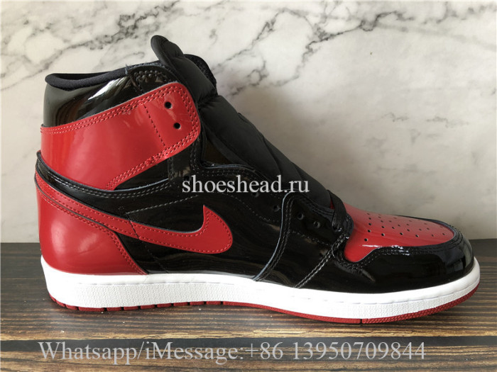 Super Quality Air Jordan 1 Retro High OG Bred Patent