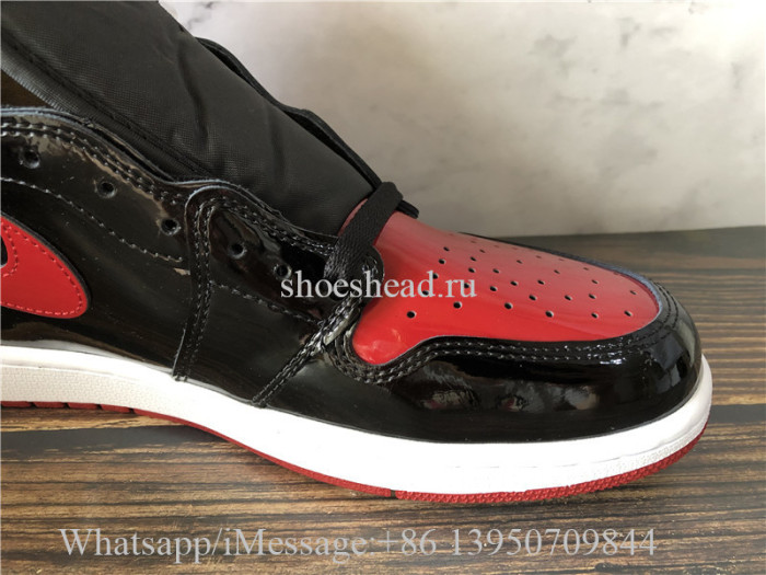 Super Quality Air Jordan 1 Retro High OG Bred Patent